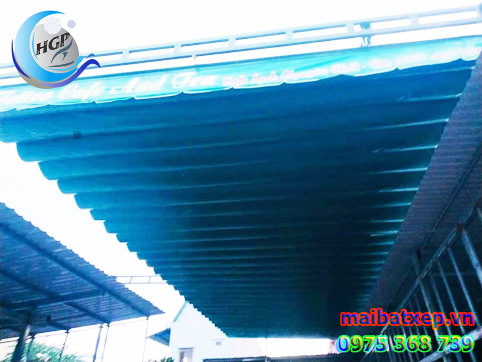 Báo Giá Mái Che Xếp, Mái Hiên Bạt Xếp, Đơn Vị Sản Xuất Mái Bạt Xếp Uy Tín